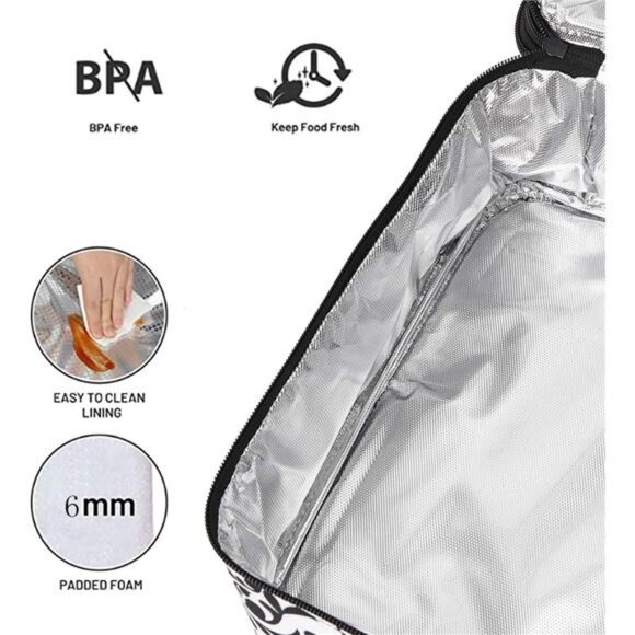 Double Decker Insulated Casserole Dish Bag - Food Carrier for Hot or Cold - Picture 3 of 7